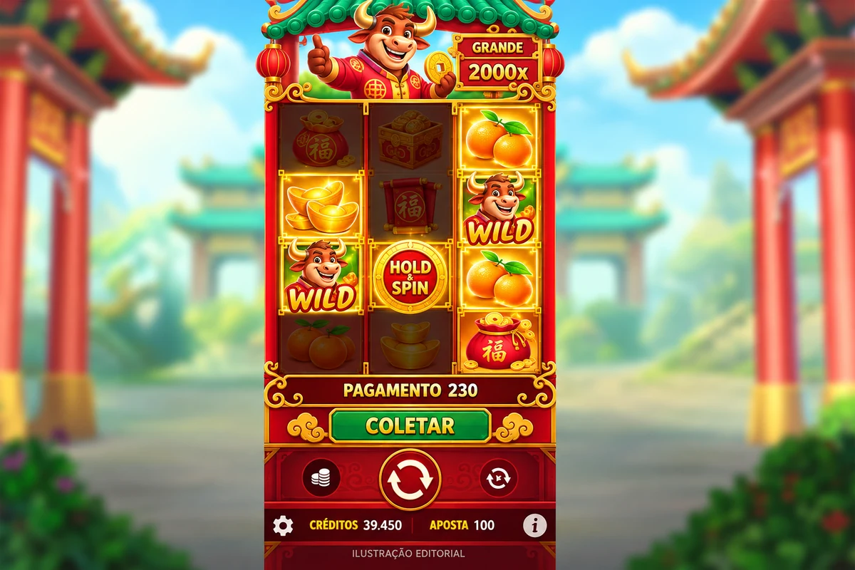Ilustração editorial com três conceitos distintos: pagamento, Hold & Spin e Collect.